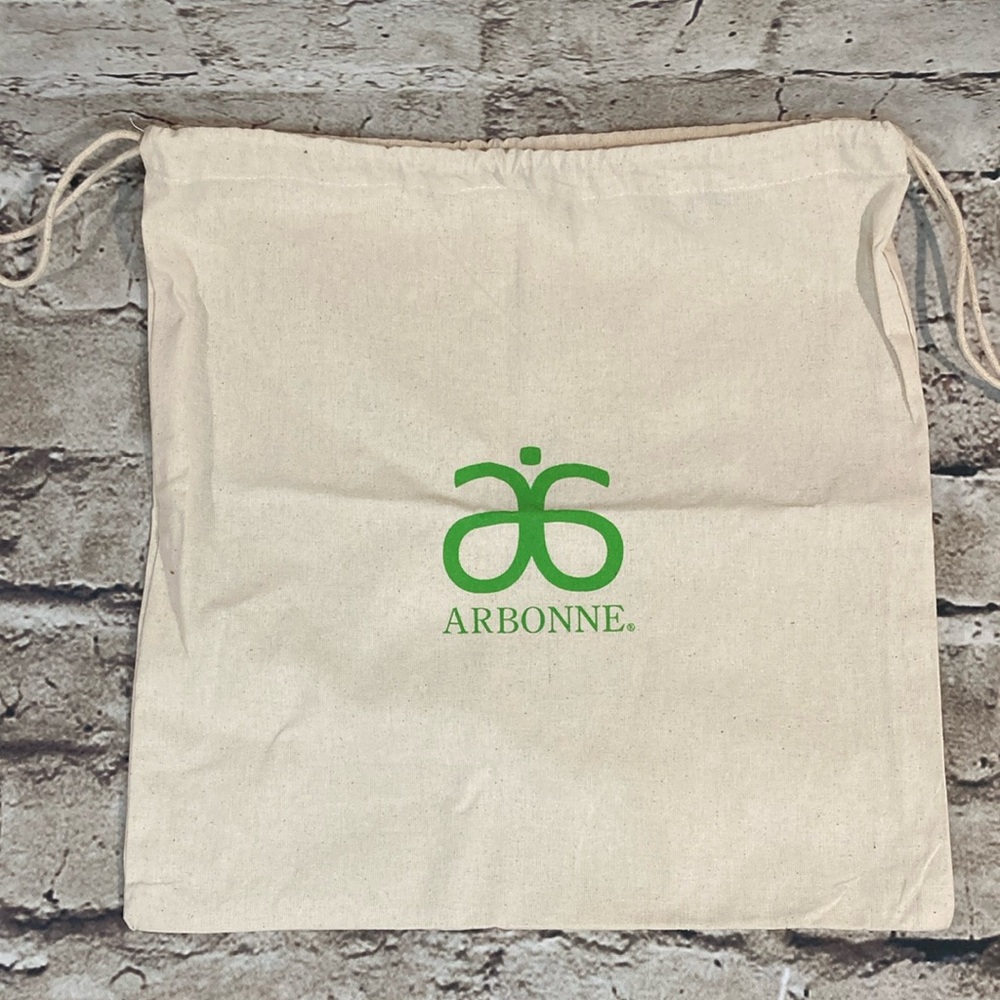 NWOT- Arbonne Canvas Drawstring Bag